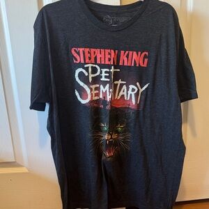 Out of Print Black Stephen King Pet Sematary Tee